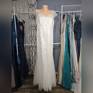 Jade Couture Ivory Mother of the Bride Gown, Wedding Dress